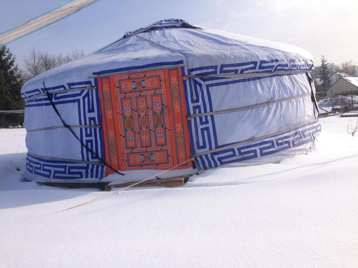 Yourte Mongole Saint-Léger-sur-Dheune Eksteriør billede